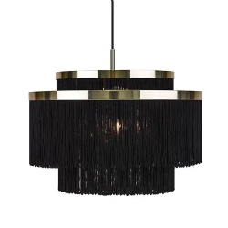 Black Tassels Pendant Lamp