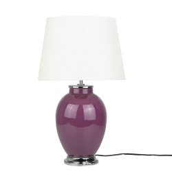 Ceramic Table Lamp with Fabric Light Shade