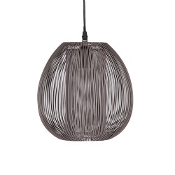 Metal Wire Pendant Lamp, Grey