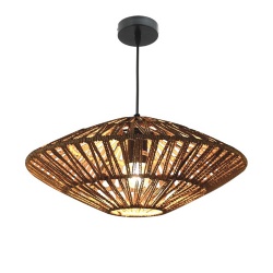 Woven Paper String Material Pendant Lamp Shade